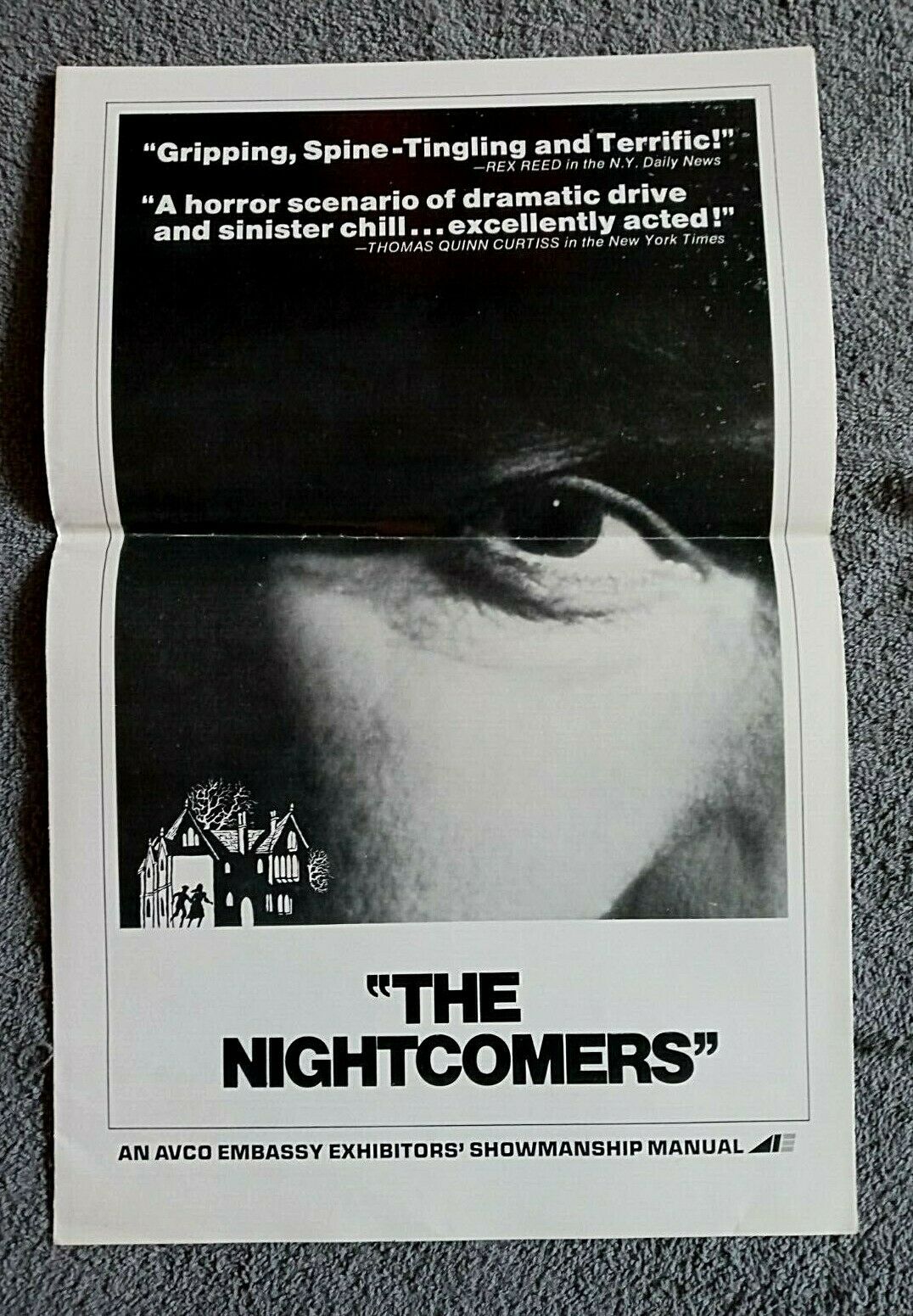 The Nightcomers Pressbook Henry James Marlon Brando Stephanie Beacham Thora Hird