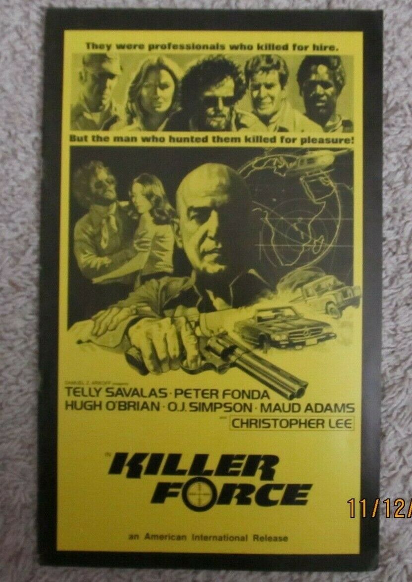 Killer Force Original Pressbook 1976 No Cut Outs Peter Fonda Telly Savalas Oj