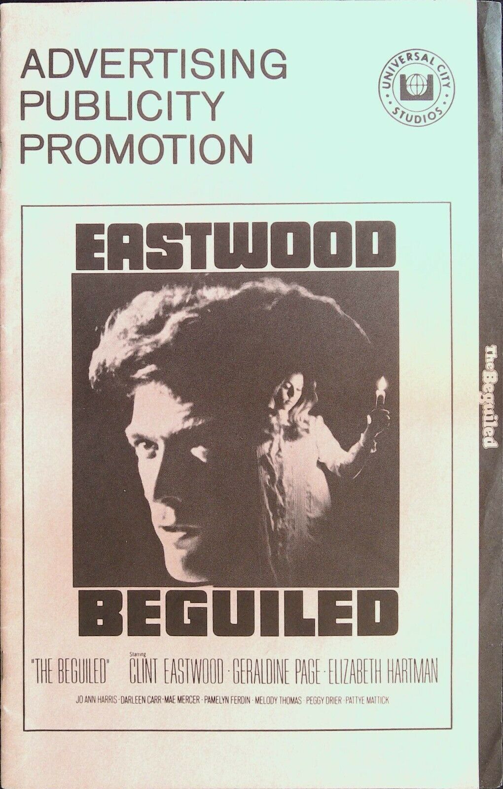 Beguiled Pressbook 1971 Clint Eastwood, Geraldine Page
