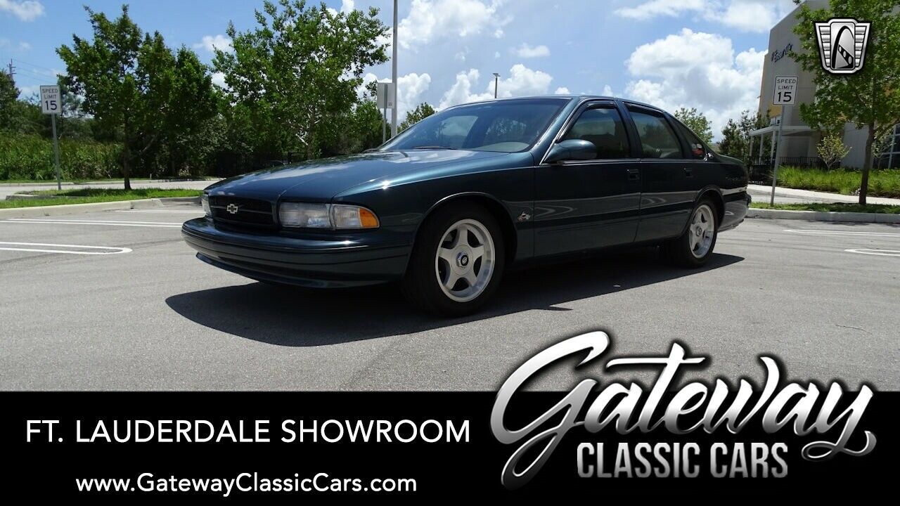 1996 Chevrolet Impala Ss Green/ Gray 1996 Chevrolet Impala  Lt1 350 V8 4 Speed Automatic W/ Electric Od A