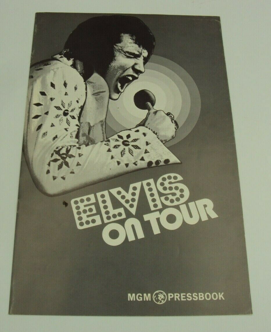Elvis On Tour - Pressbook - Elvis Presley - 1972 Documentary - Mgm - Uncut