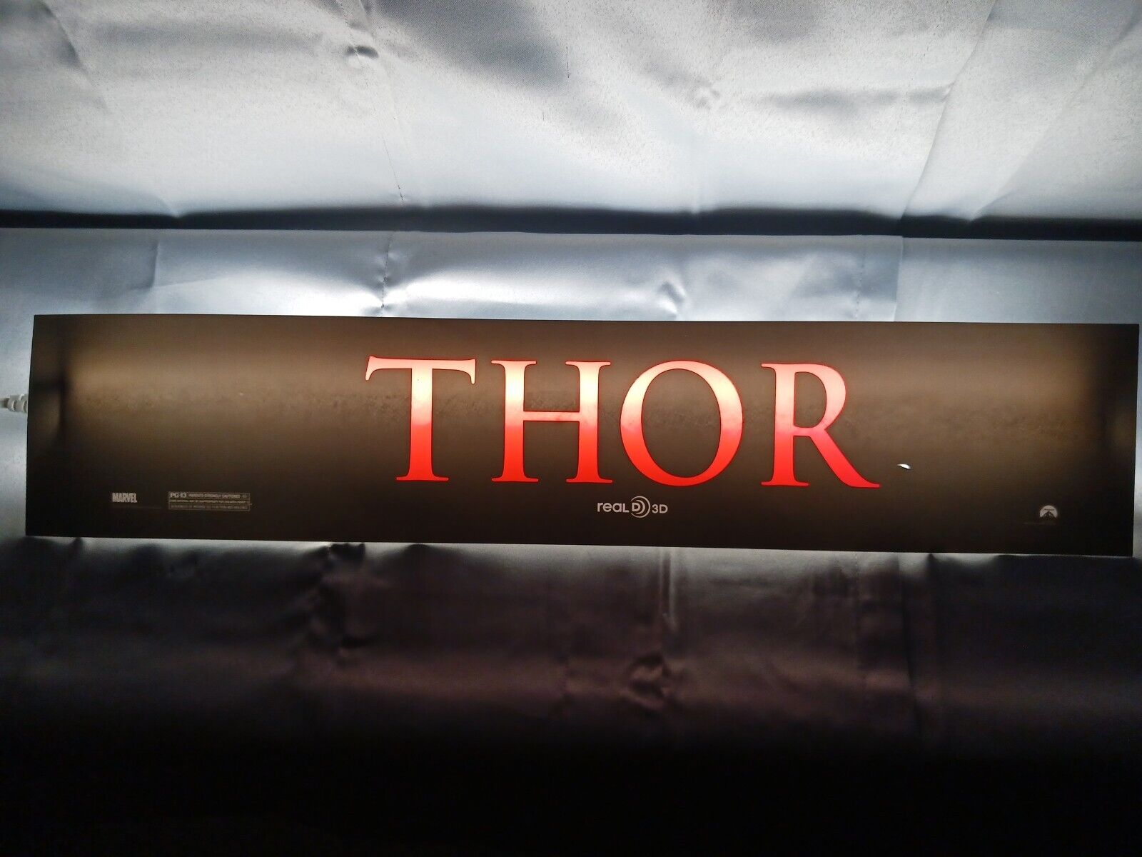 2011 Thor, Cinema Marquee 5×25" Translucent Film. Ref..ii